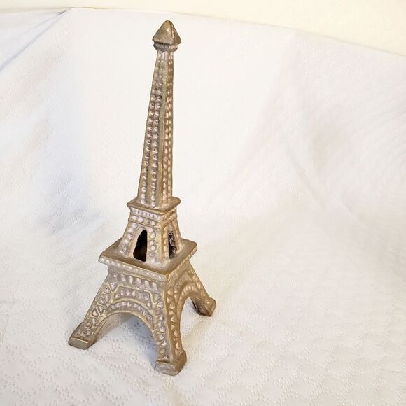 Gold Eiffel Tower Tabletop Accent NWOT - Picture 2 of 8